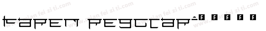 karen Regular字体转换